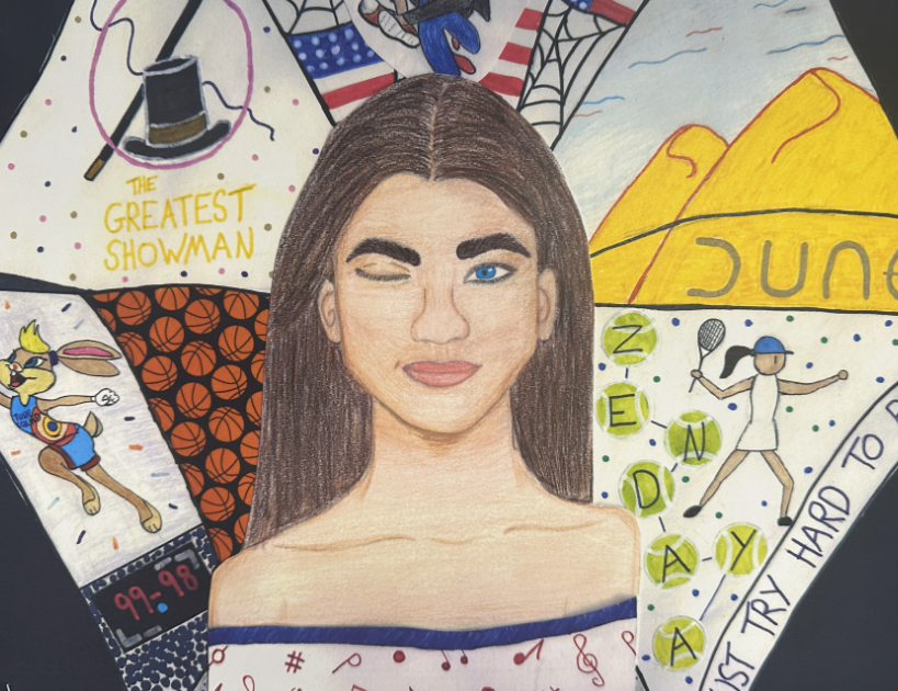 Artwork by Balcarras school Y9 pupil