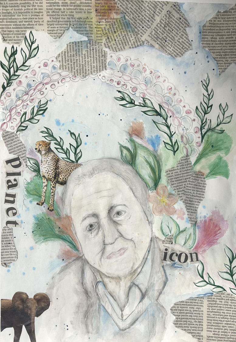 Artwork by Balcarras school Y9 pupil