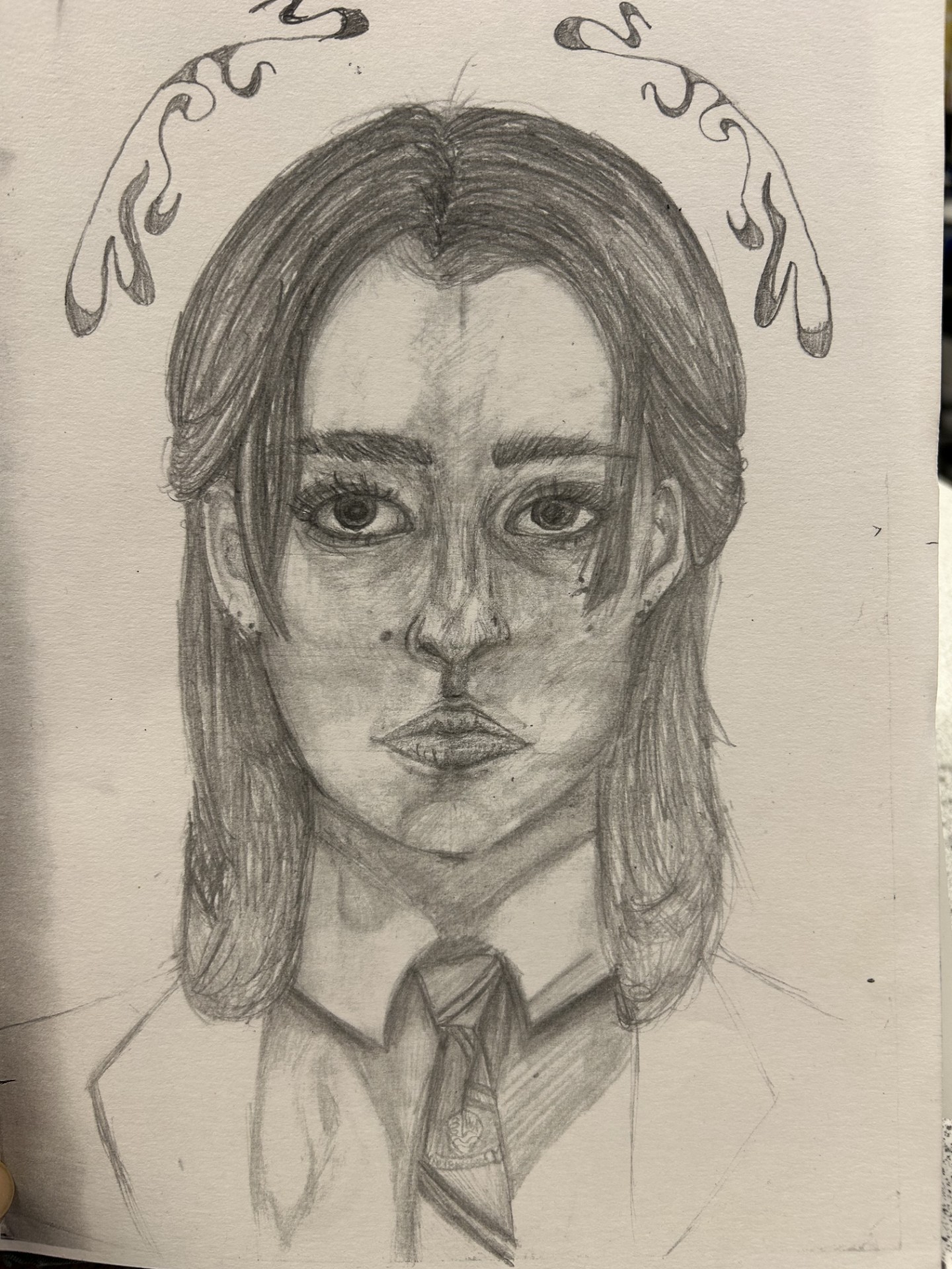 An example of artwork by High School Leckhampton Year 9 student An example of artwork by High School Leckhampton Year 9 student