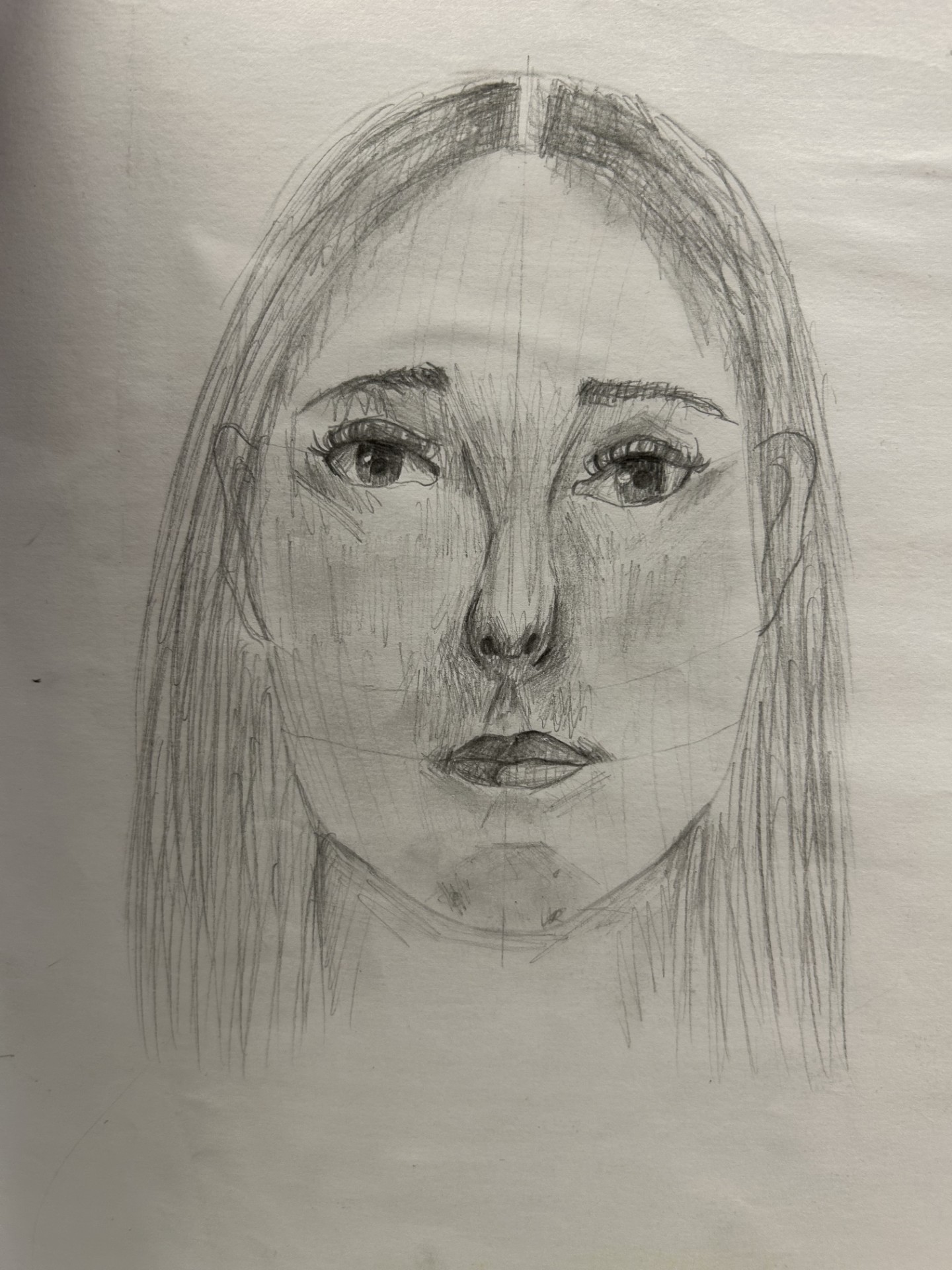 An example of artwork by High School Leckhampton Year 9 student