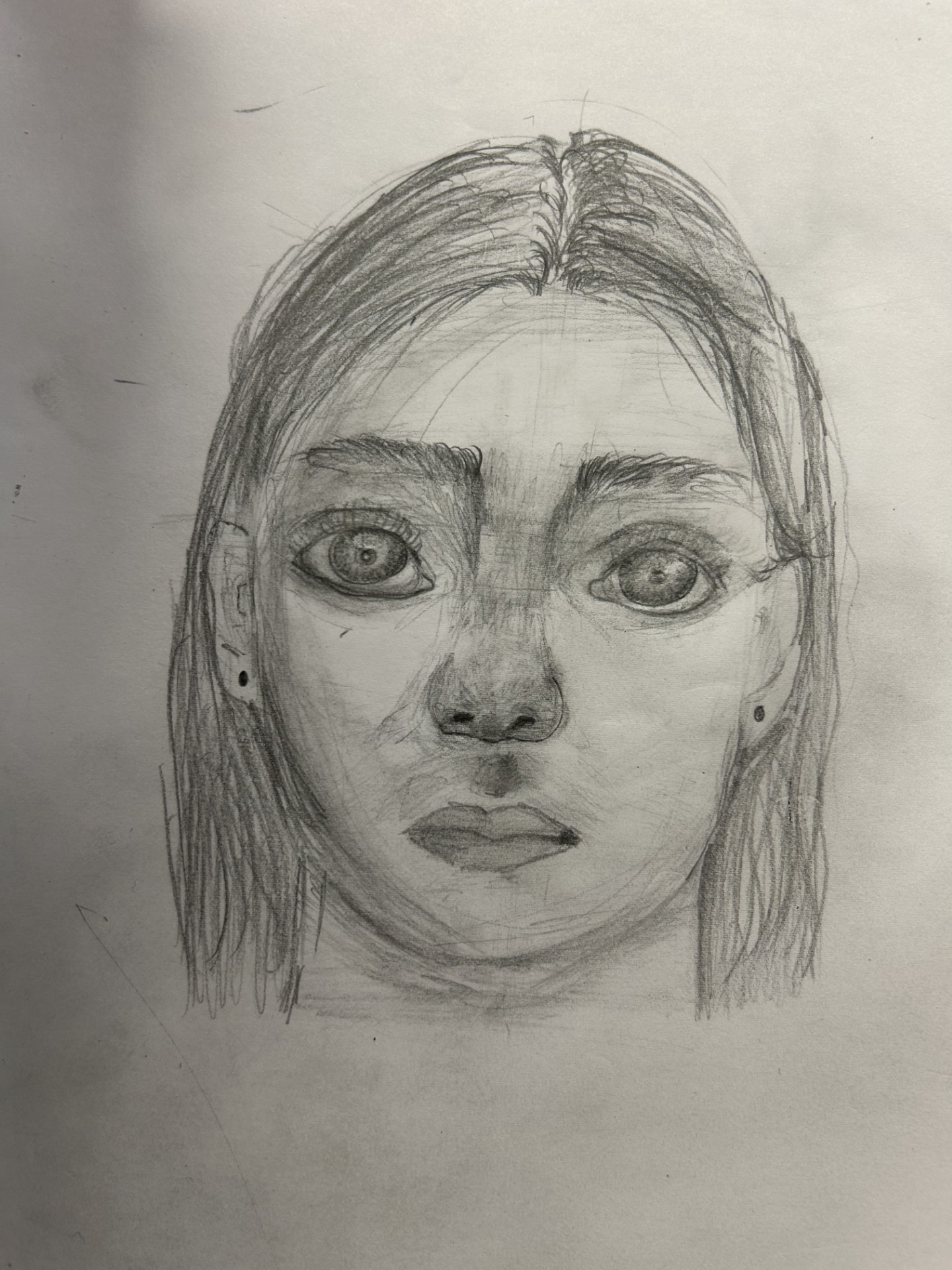 An example of artwork by High School Leckhampton Year 9 student