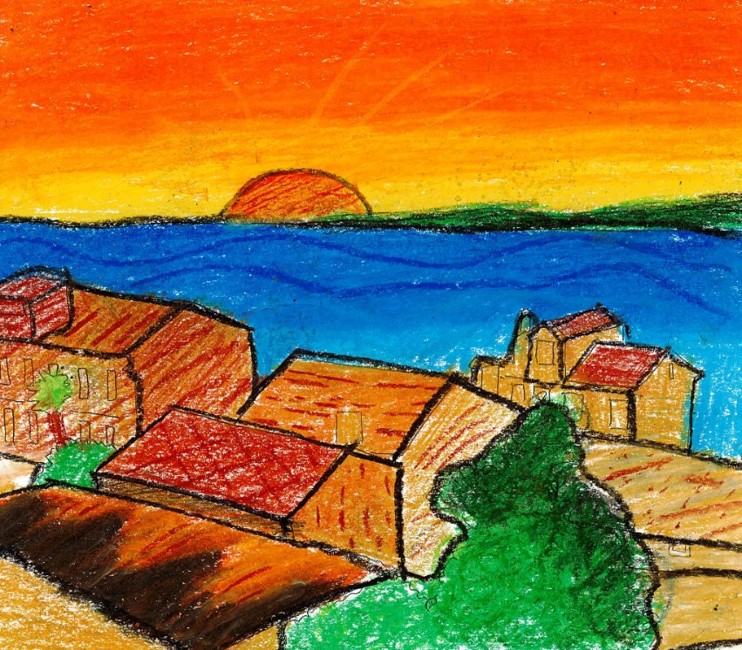 An example of artwork by Winchcombe School Year 9 student An example of artwork by Winchcombe School Year 9 student