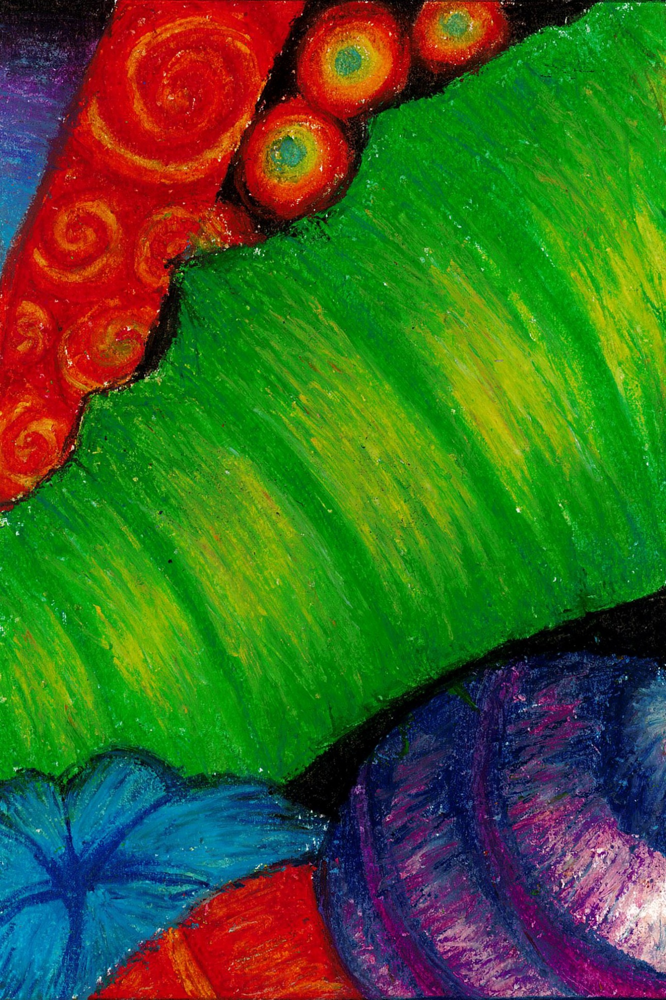 An example of artwork by Winchcombe School Year 9 student