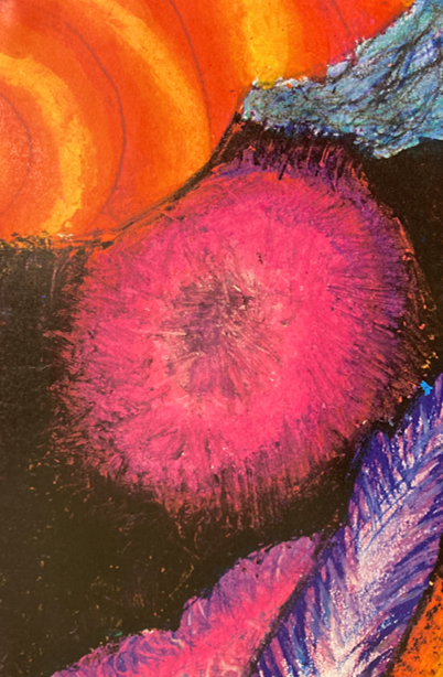 An example of artwork by Winchcombe School Year 9 student