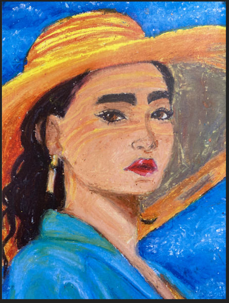 An example of artwork by Winchcombe School Year 9 student An example of artwork by Winchcombe School Year 9 student