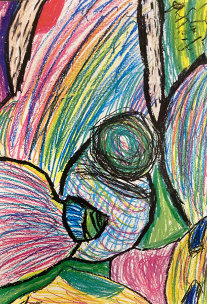 An example of artwork by Winchcombe School Year 9 student