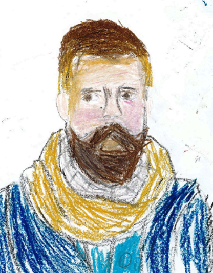 An example of artwork by Winchcombe School Year 9 student