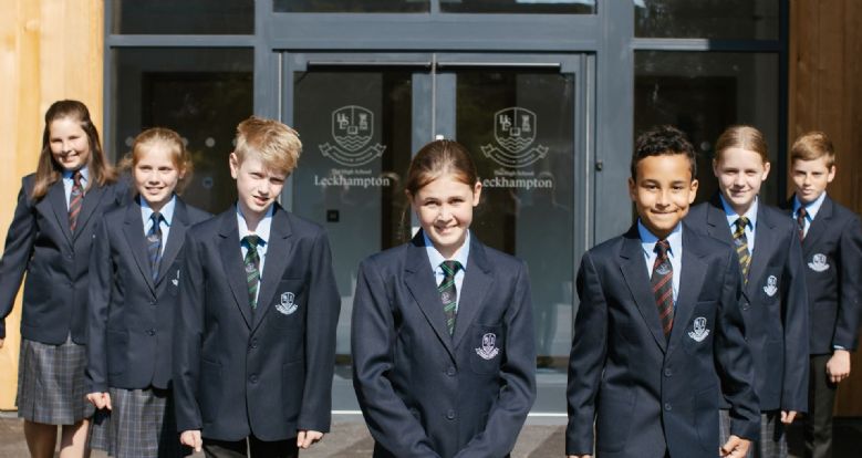 Pupils in uniform